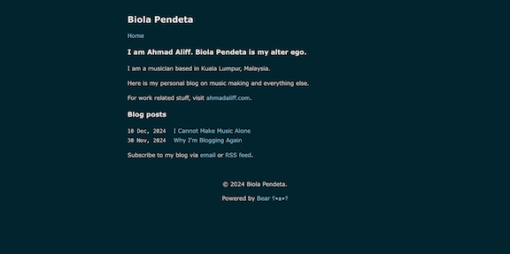 Screenshot of biolapendeta.blog