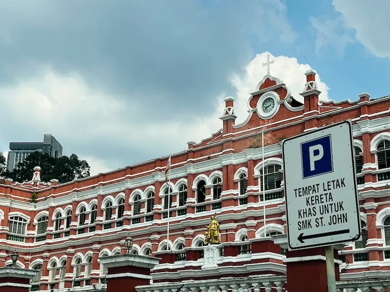 Façade of St John's Institution