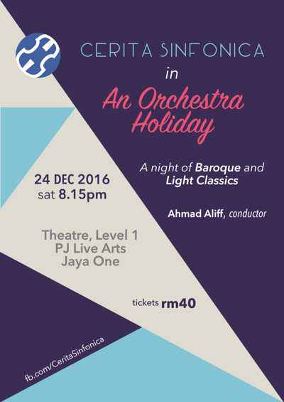 An Orchestra Holiday poster