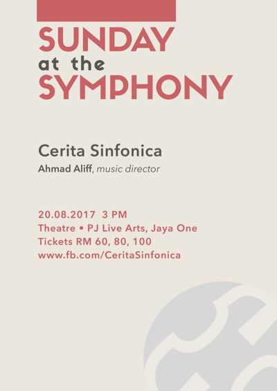 Sunday at the Symphony poster